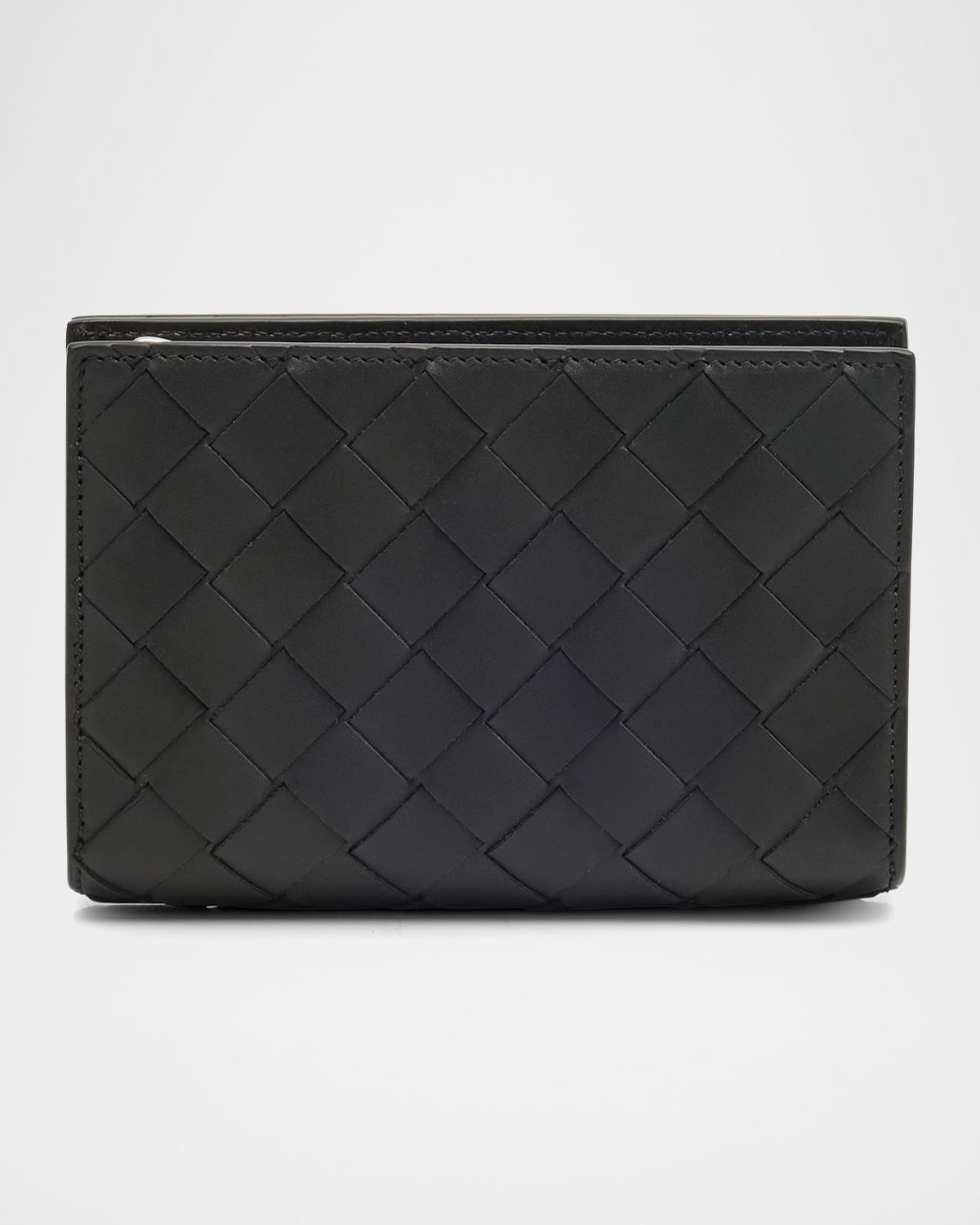Bottega Veneta Men 's Intrecciato 15 Bifold Card Case