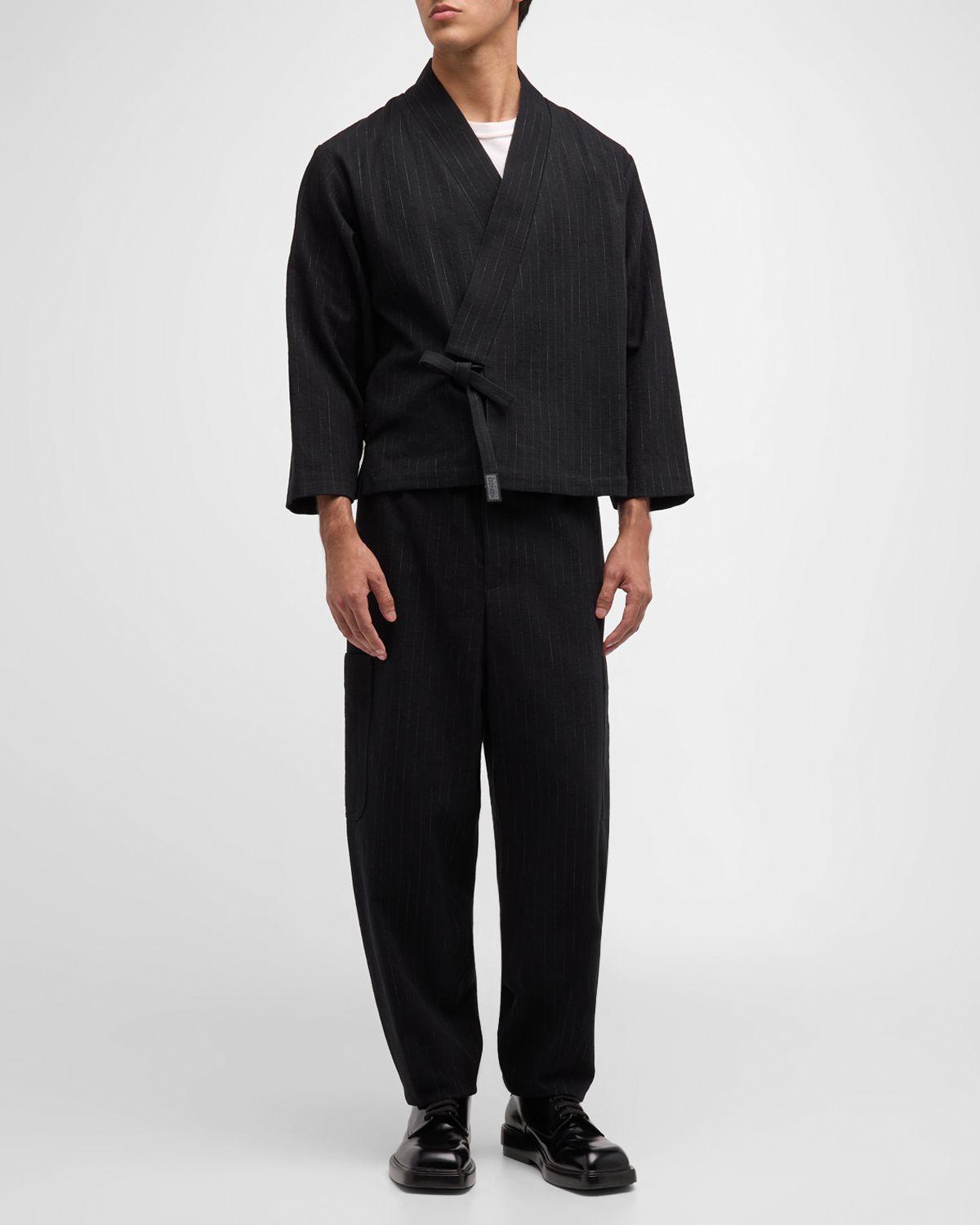 Kenzo Men 's Striped Cargo Jogger Pants