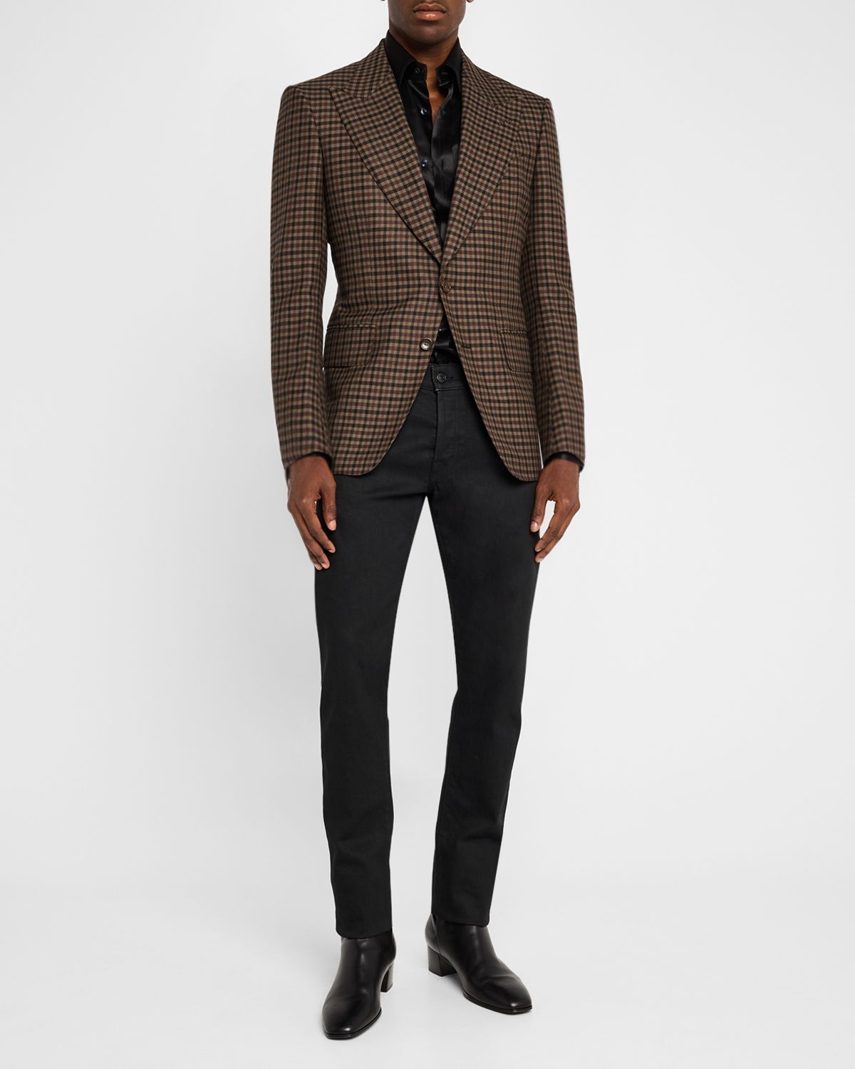 TOM FORD Men 's Atticus Tattersall Sport Coat