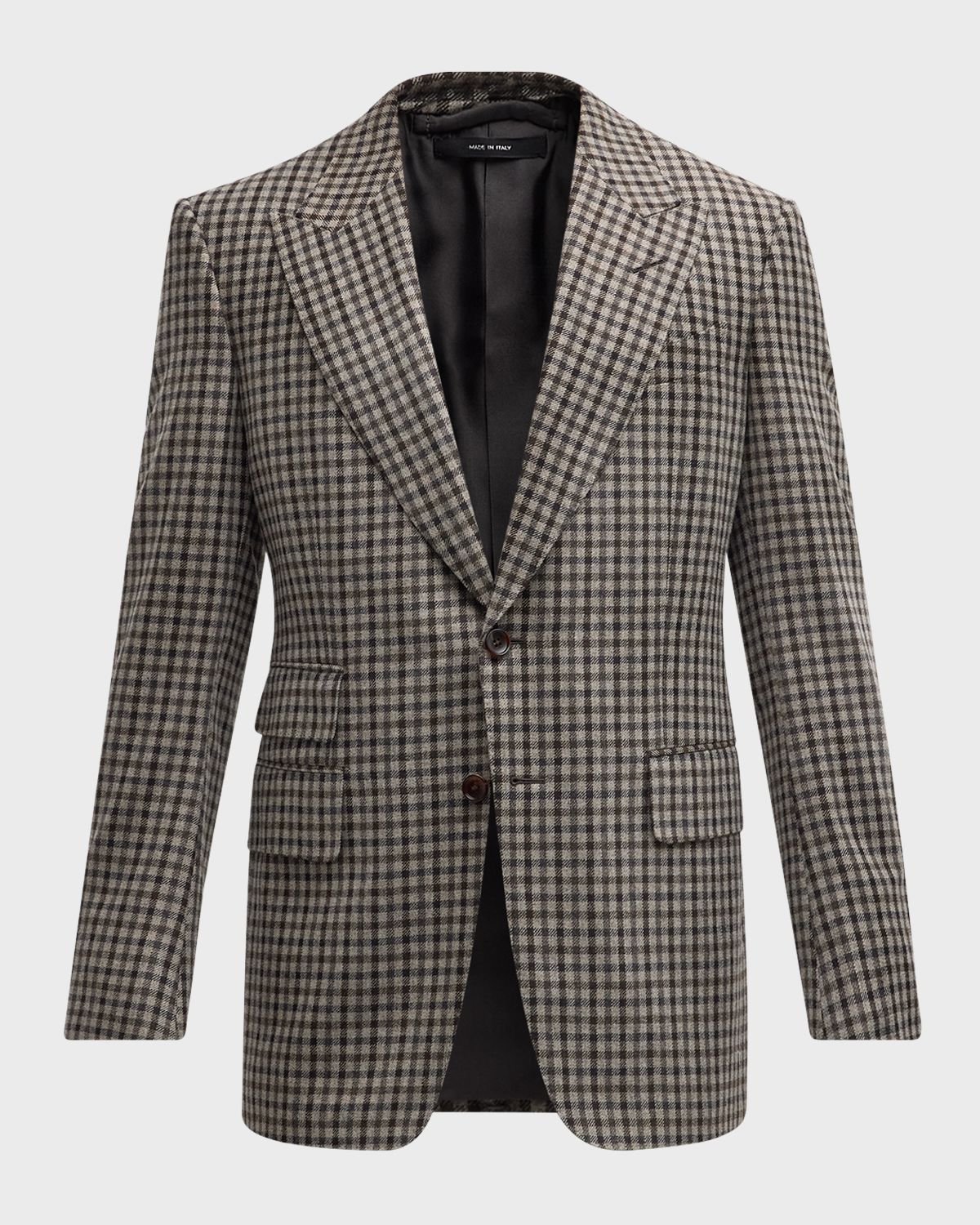 TOM FORD Men 's Damier Shelton Check Sport Coat