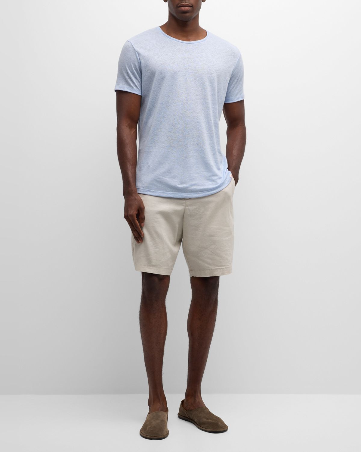 Orlebar Brown Men 's OB-T Linen T-Shirt