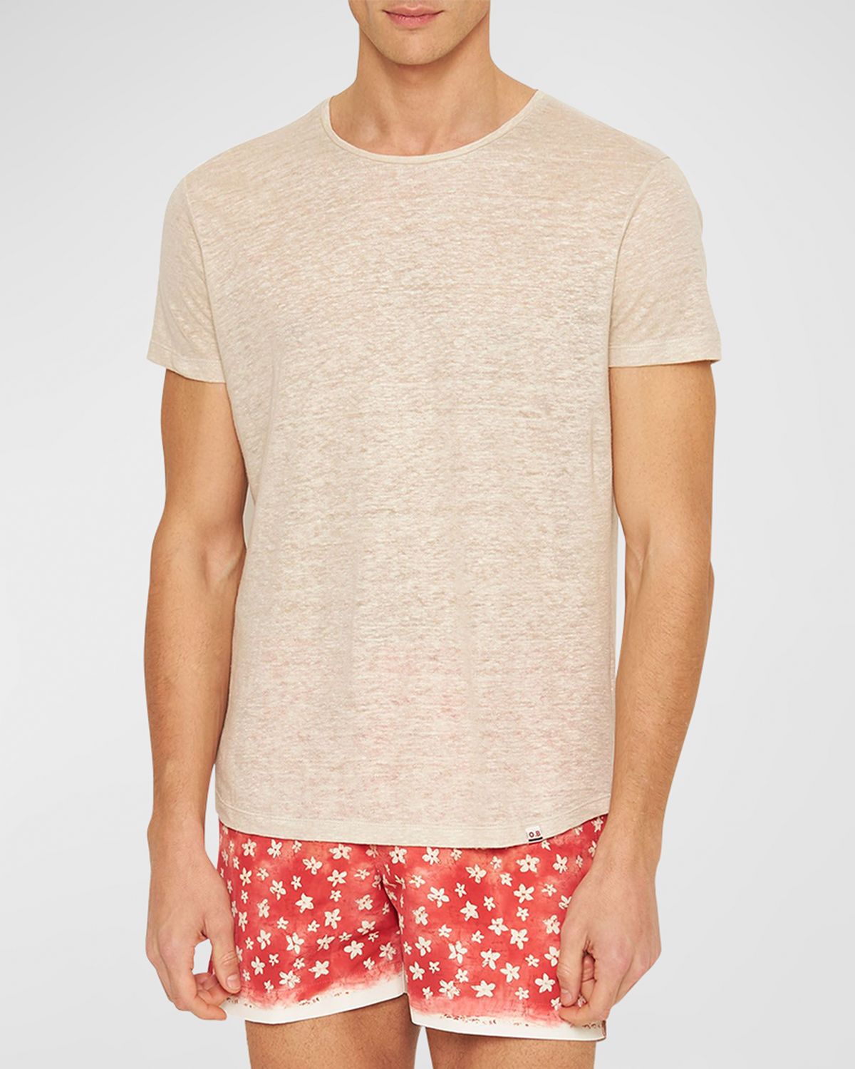 Orlebar Brown Men 's OB-T Linen T-Shirt