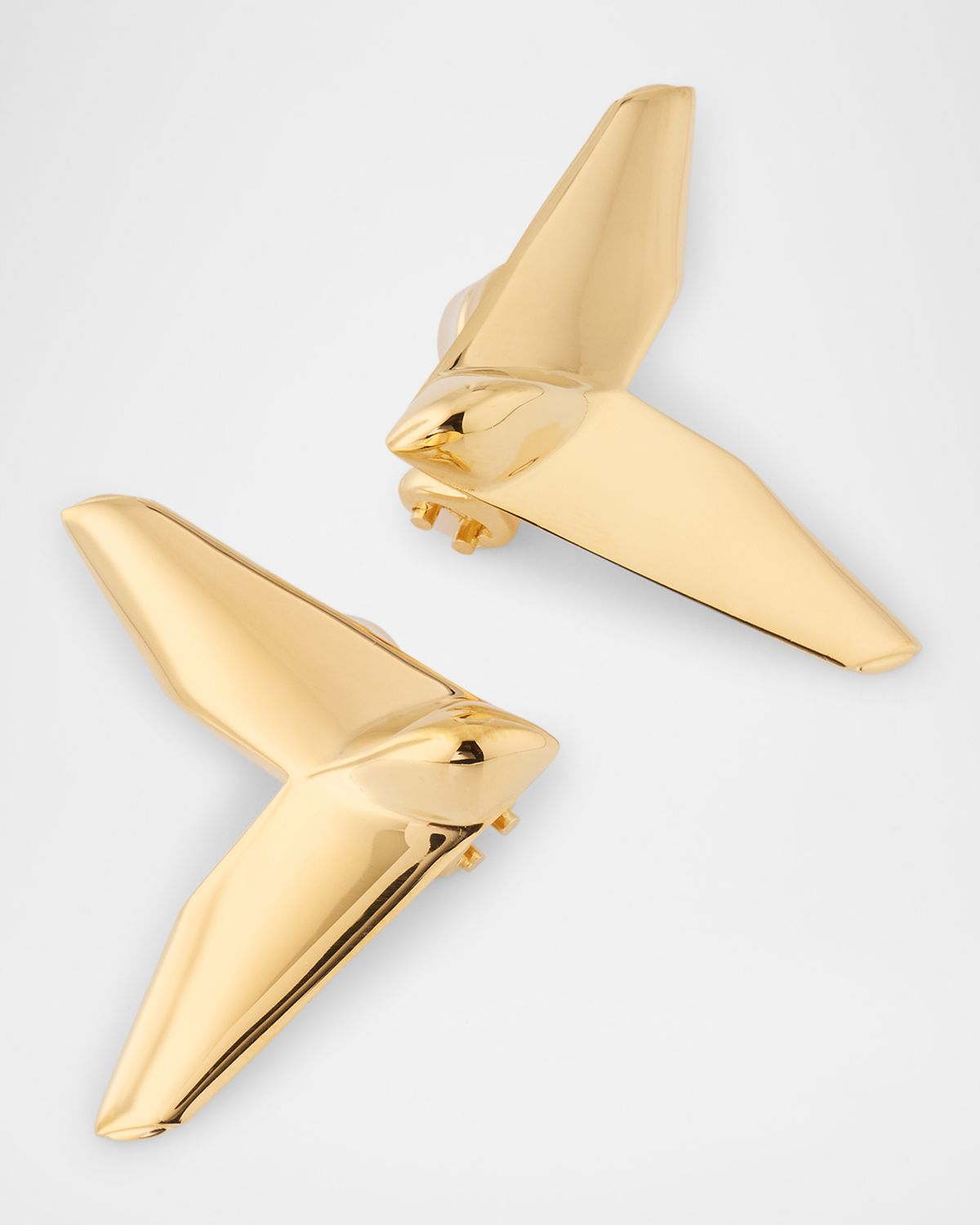 Bottega Veneta Plane Shape Earrings