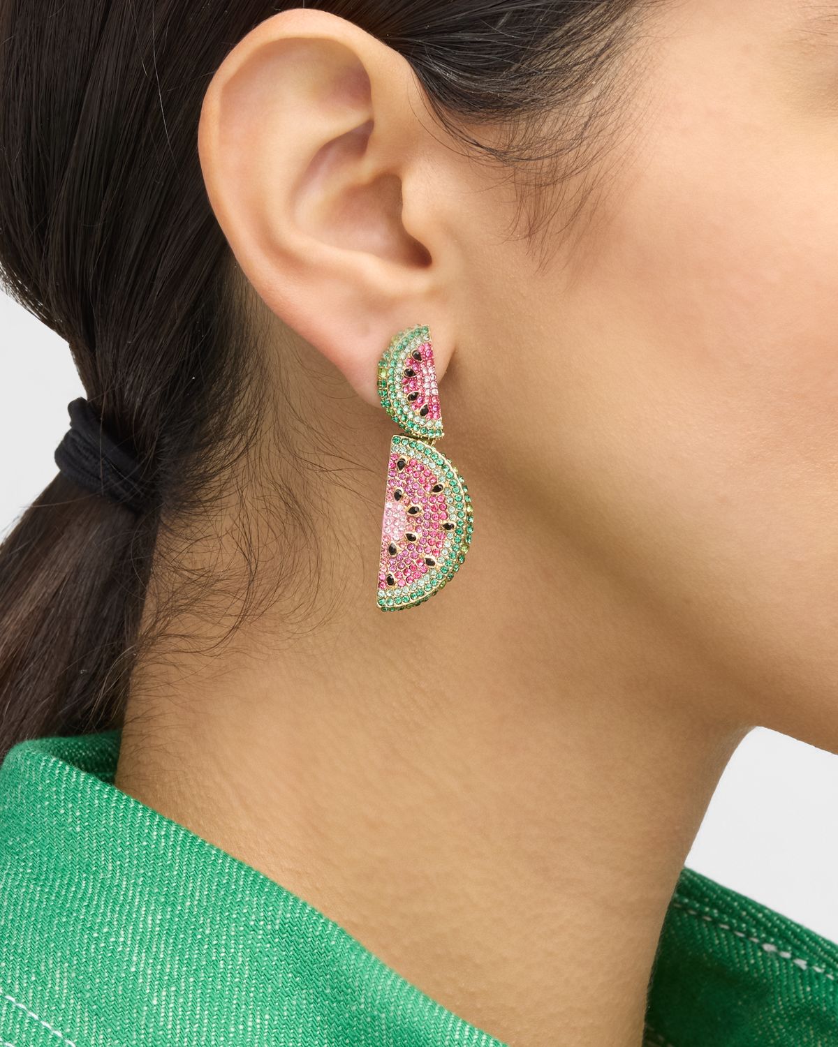 BaubleBar One in a Melon Statement Earrings
