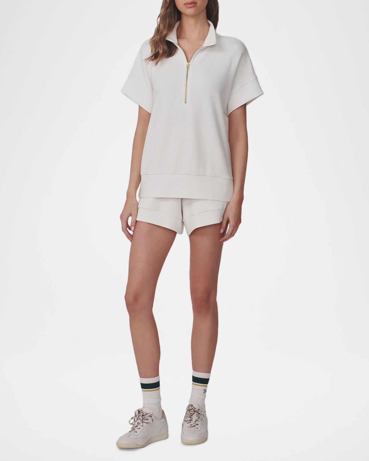 Varley Ritchie Short-Sleeve Half-Zip Sweatshirt | Thumbnail 5