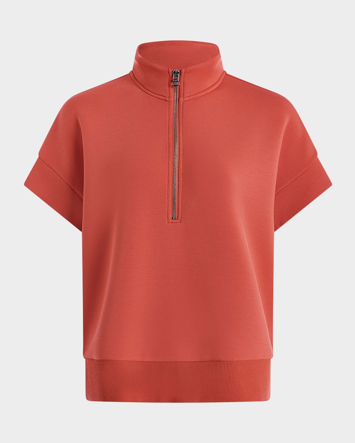 Varley Ritchie Short-Sleeve Half-Zip Sweatshirt