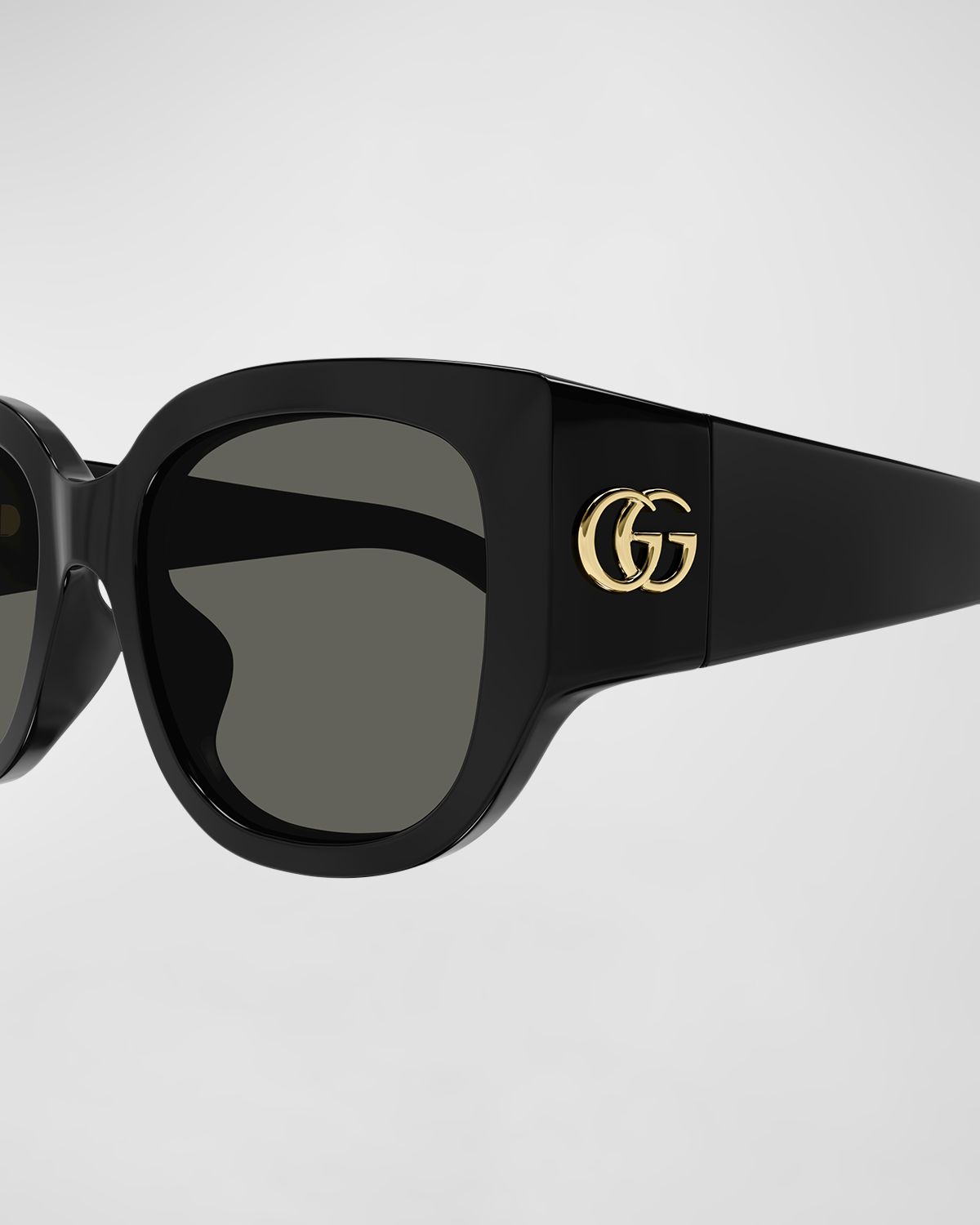 Gucci GG Logo Plastic Cat-Eye Sunglasses