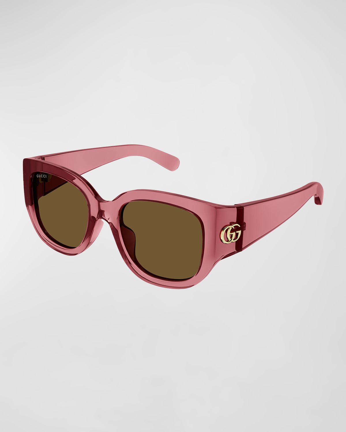 Gucci GG Logo Plastic Cat-Eye Sunglasses