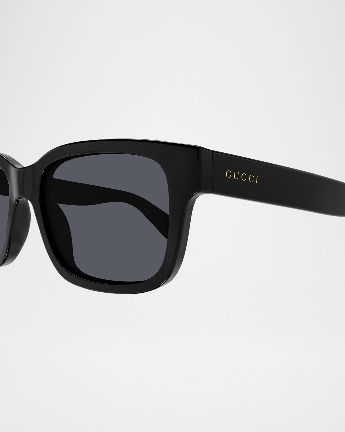 Gucci Men 's Rectangle Plastic Sunglasses