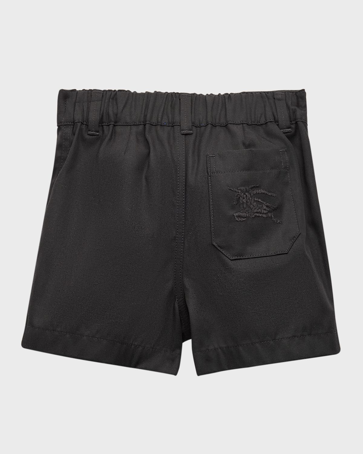 Burberry Boy 's Embroidered Equestrian Knight Design Shorts