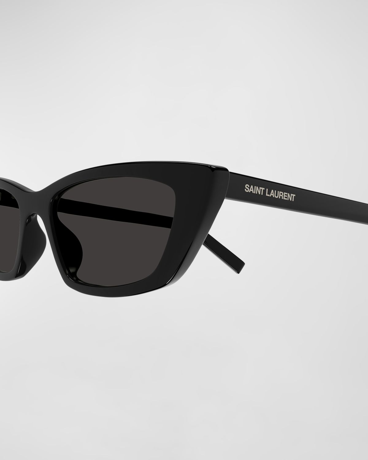 Saint Laurent Sleek Acetate Cat-Eye Sunglasses