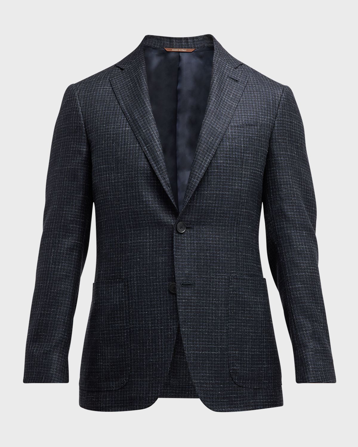 Canali Men 's Small Check Sport Coat