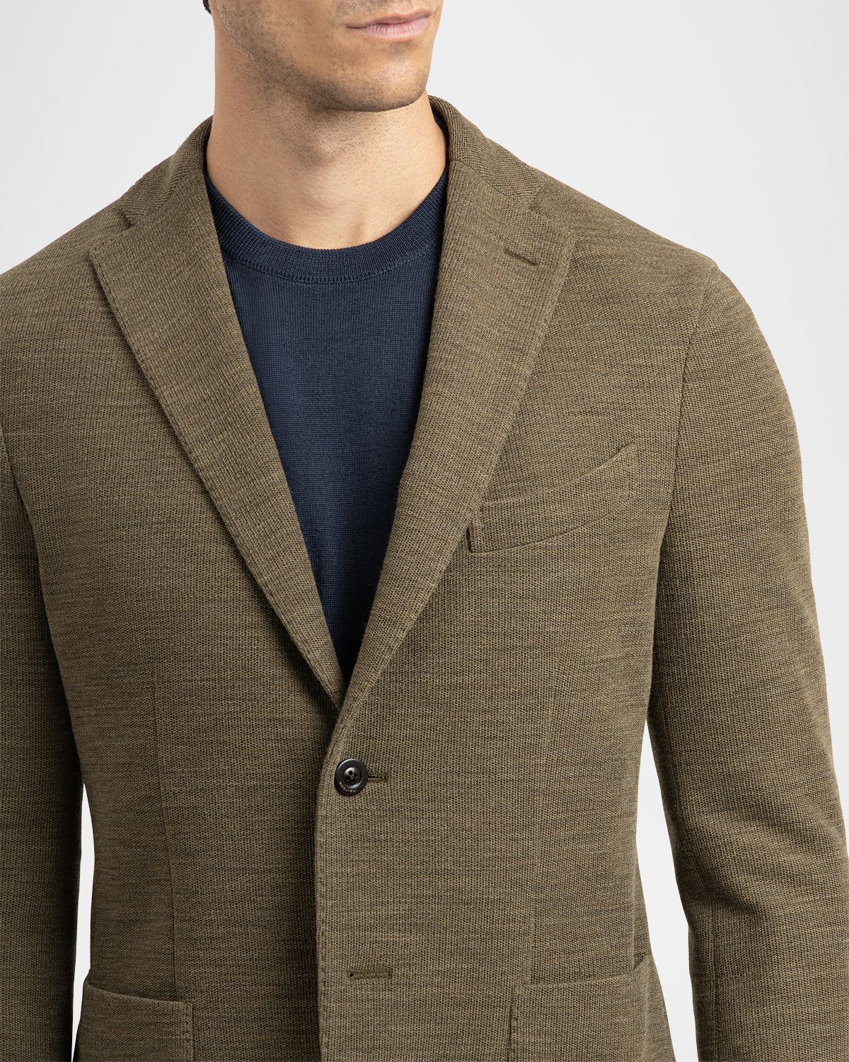 Boglioli Men 's Sponge Wool Jacket