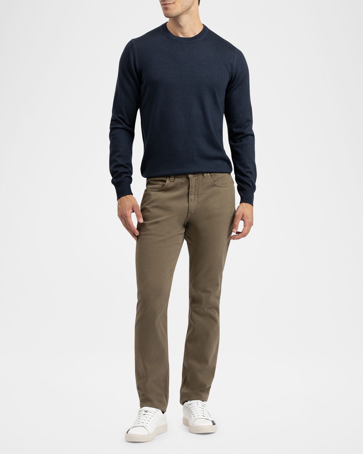 Boglioli Men 's Washed Cotton 5-Pocket Pants