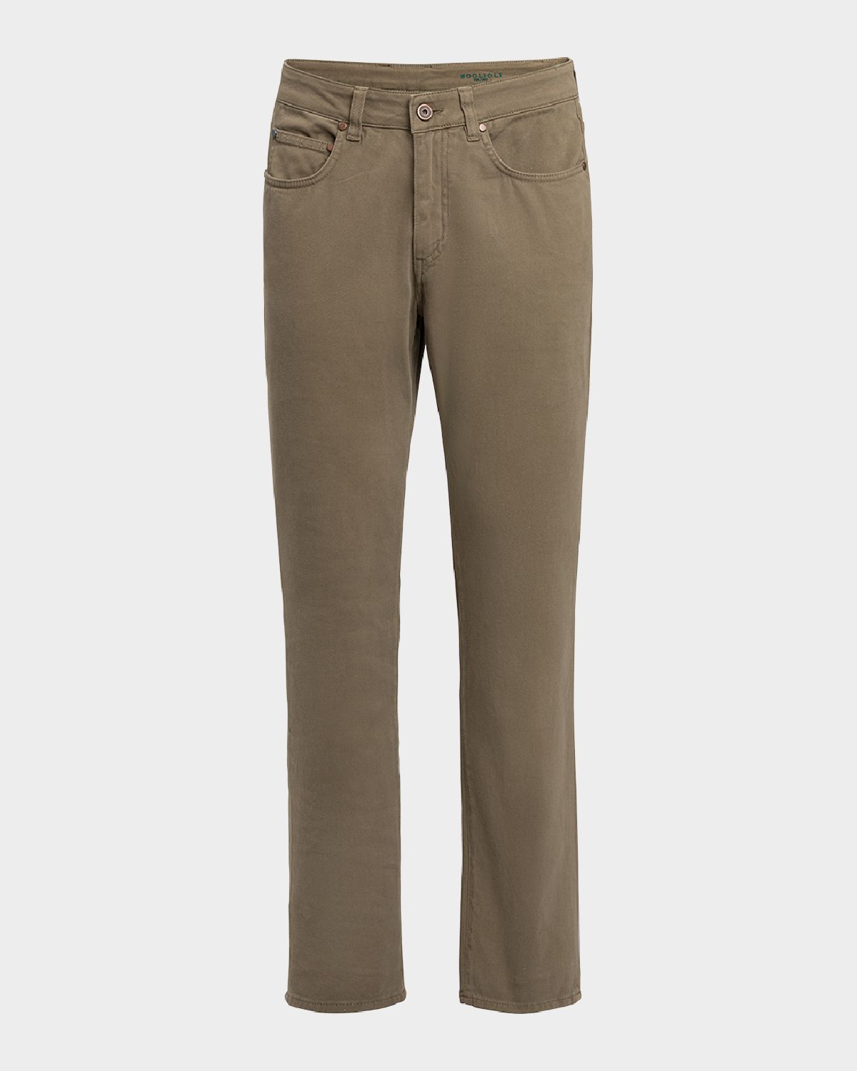Boglioli Men 's Washed Cotton 5-Pocket Pants