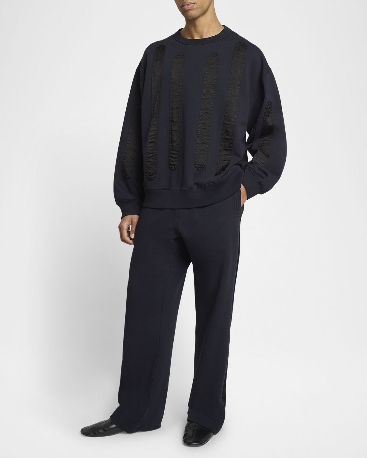 Dries Van Noten Men 's Hax Applique Sweater
