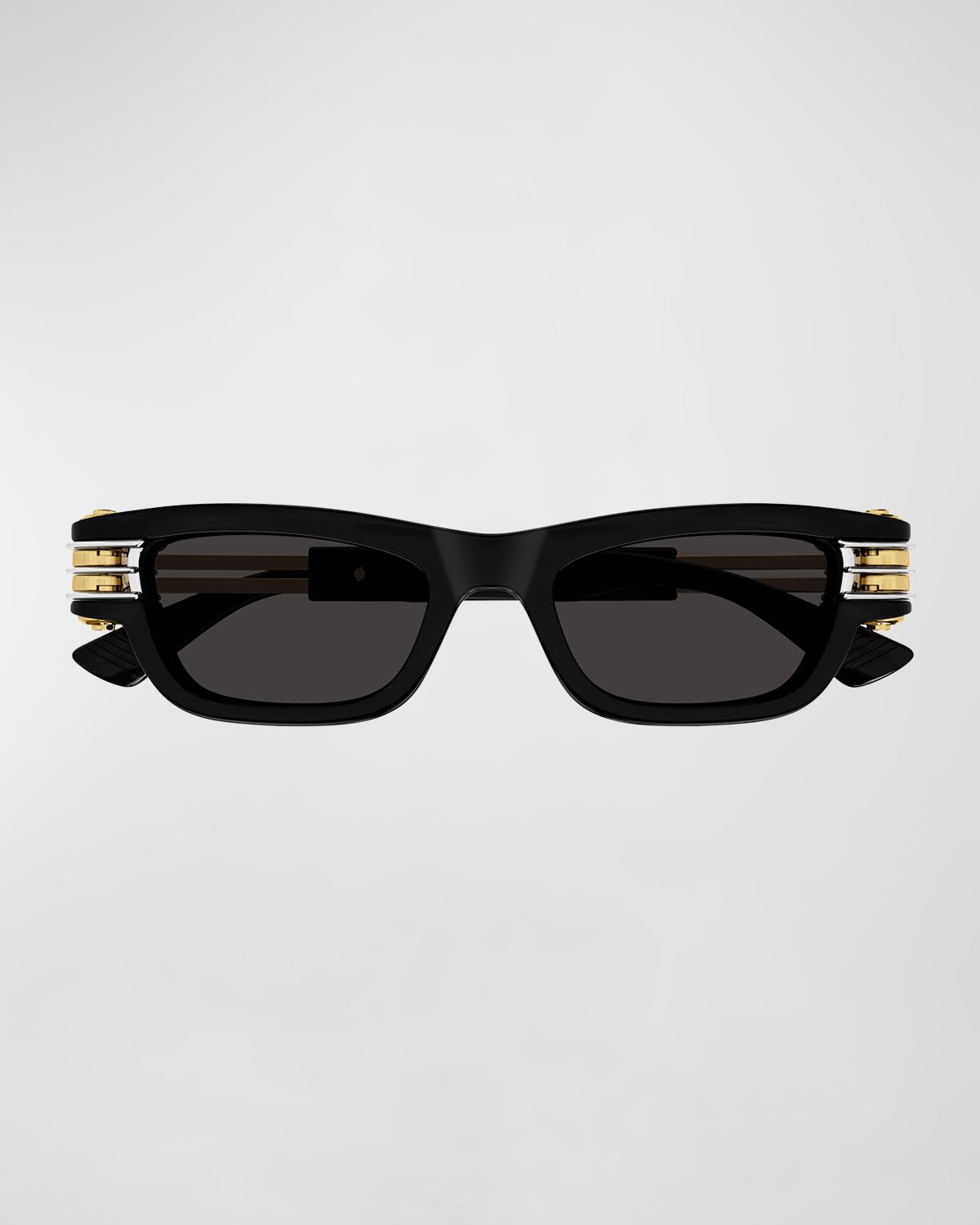 Bottega Veneta Bolt Plastic Rectangle Sunglasses | Thumbnail 4 Bottega Veneta Bolt Plastic Rectangle Sunglasses | Thumbnail 4