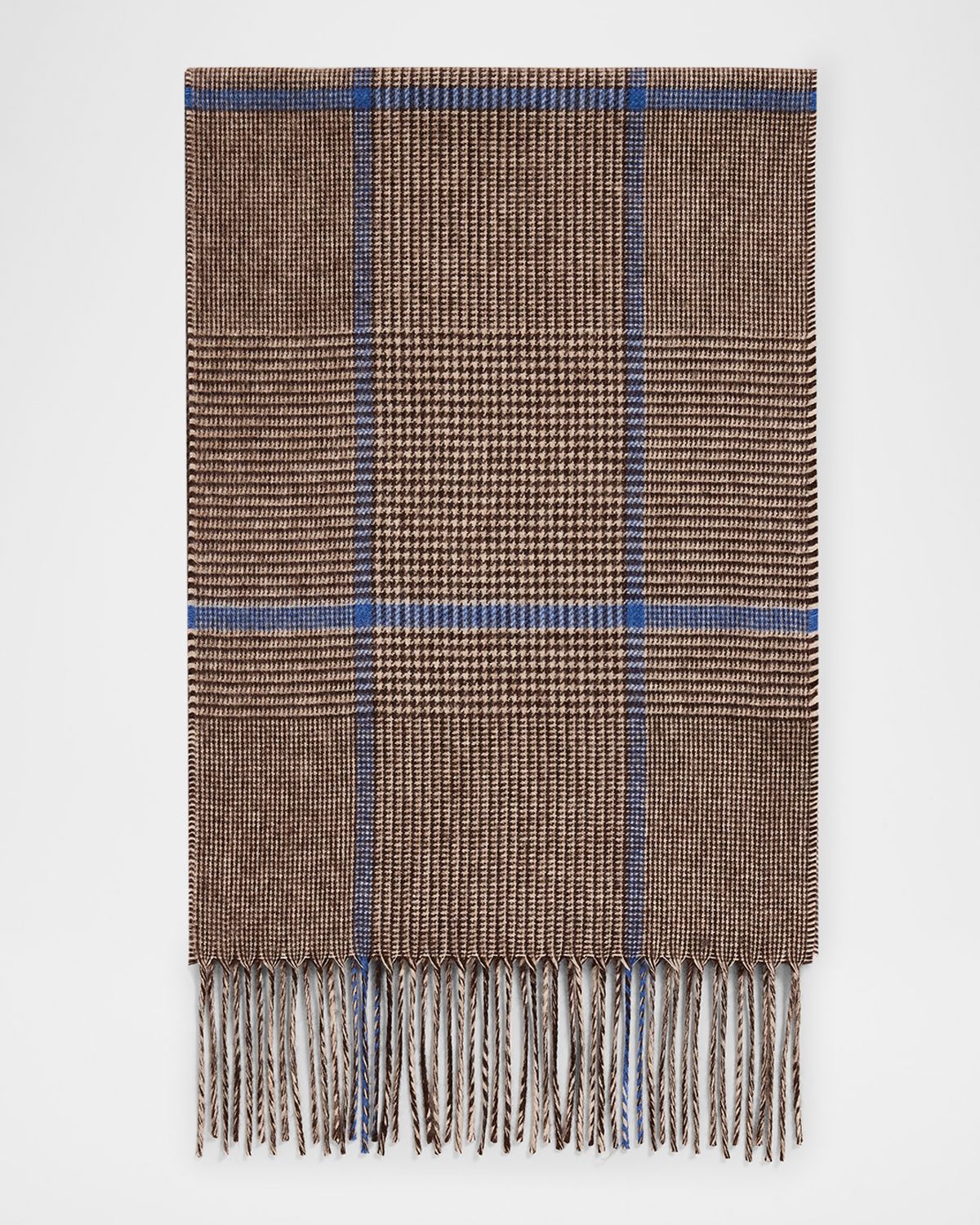 PIACENZA 1733 Men 's Illinois Silk and Cashmere Houndstooth Scarf | Thumbnail 5