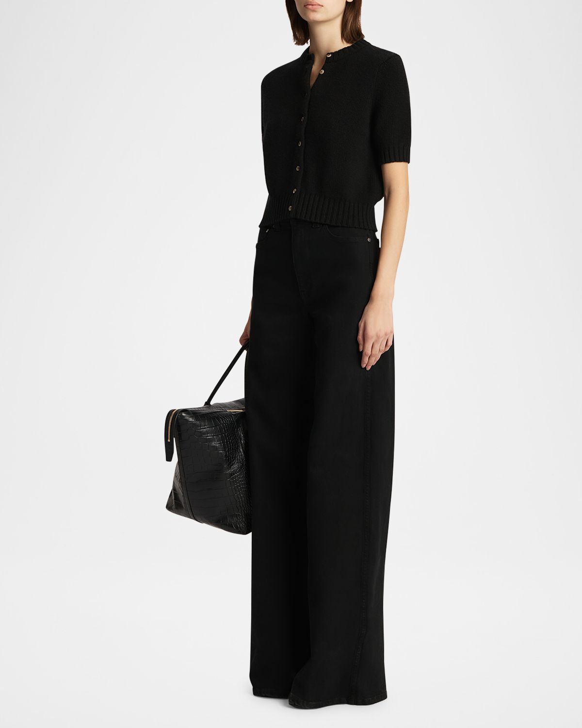 Khaite Nora Cashmere Knit Cardigan