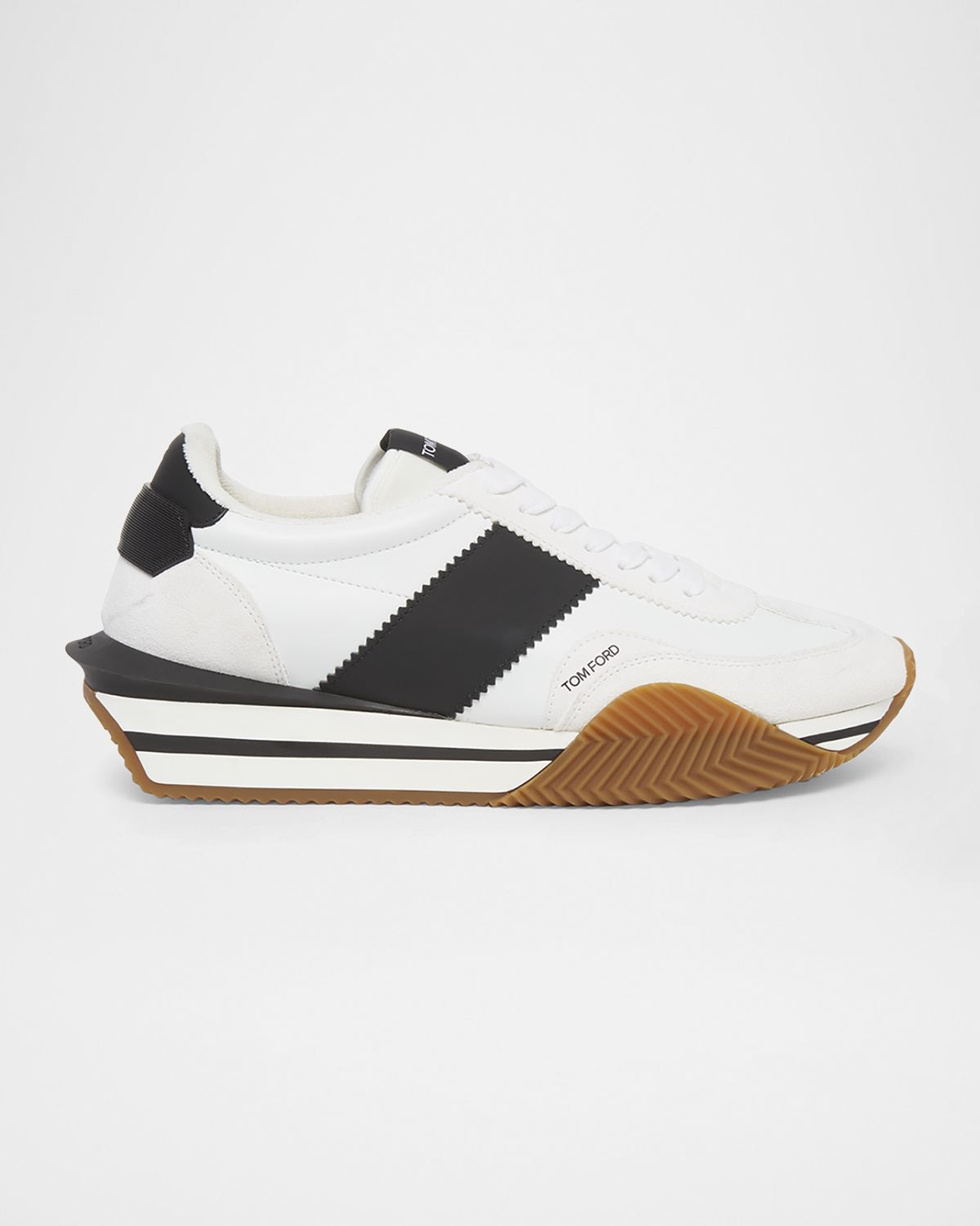 TOM FORD Men 's James Nylon and Suede Sneakers