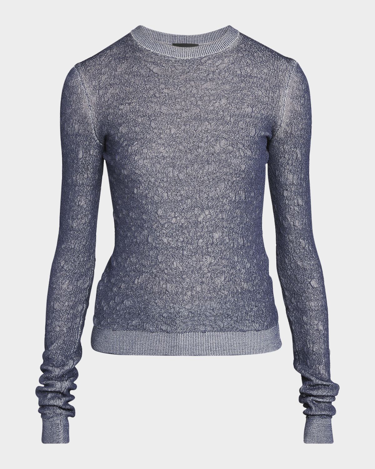 Giorgio Armani Shiny Viscose Knit Top | Thumbnail 8 Giorgio Armani Shiny Viscose Knit Top | Thumbnail 8