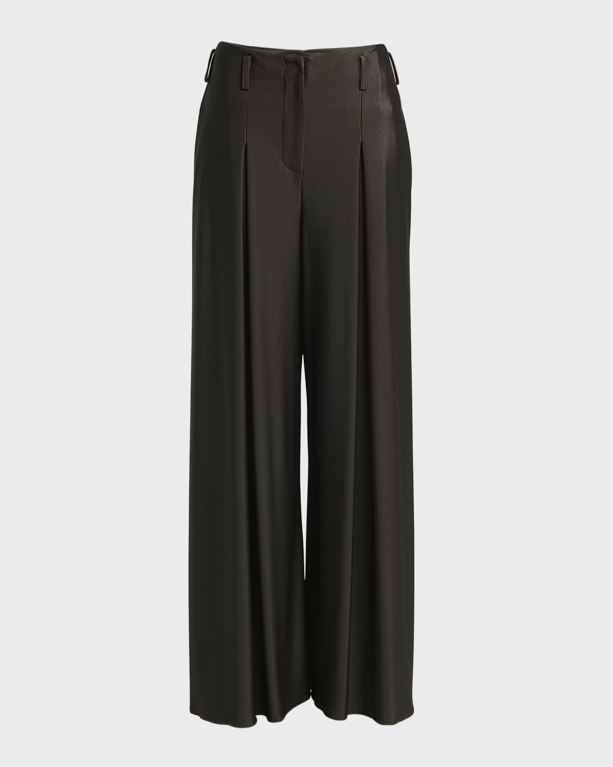 Giorgio Armani Double Jersey Flowy Pleated Trousers | Thumbnail 8