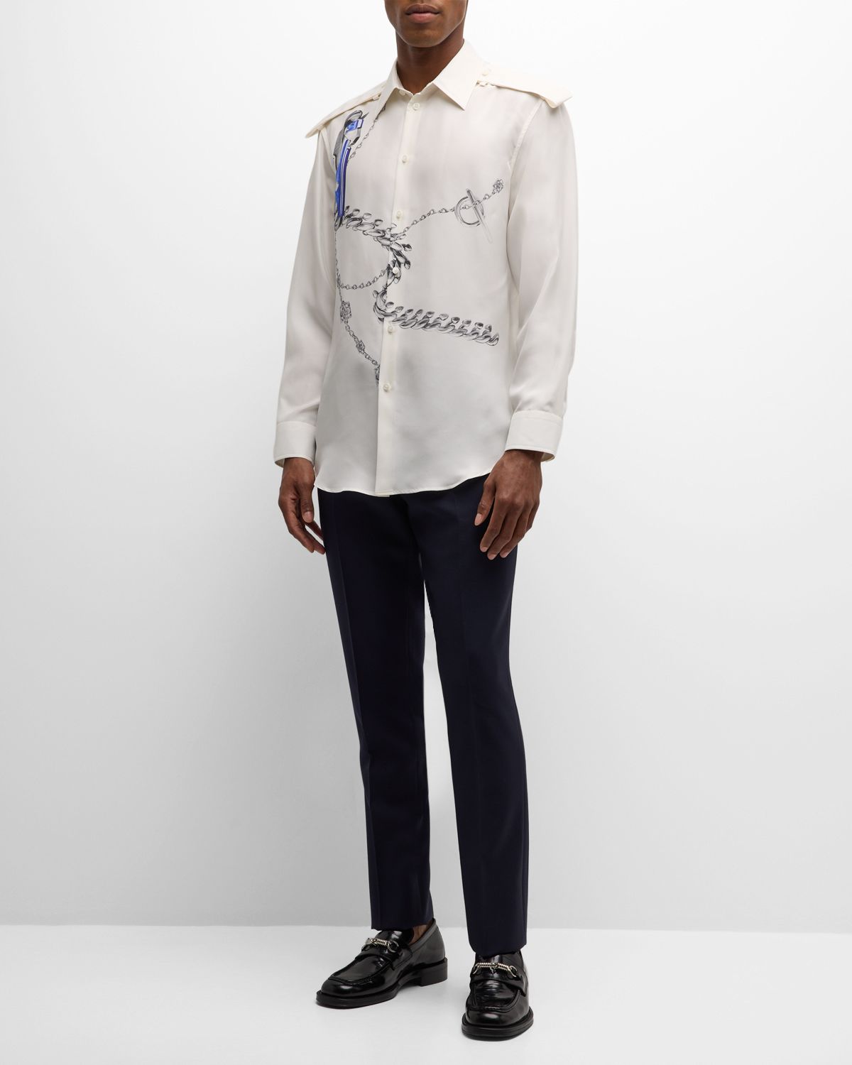 Burberry Men 's Tailored Wool Trousers