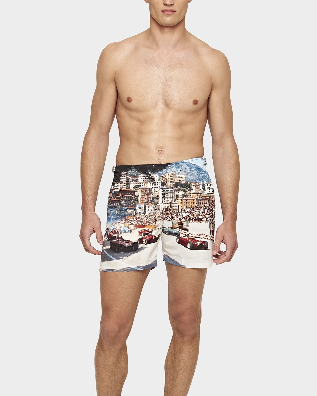 Orlebar Brown Men 's Bulldog Photographic Swim Shorts