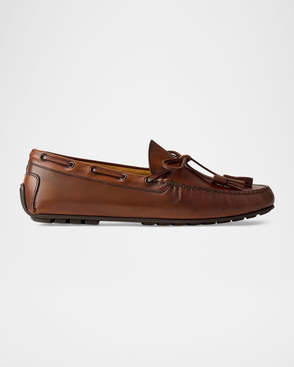 Ralph Lauren Purple Label Men 's Harold Hand-Burnished Leather Drivers