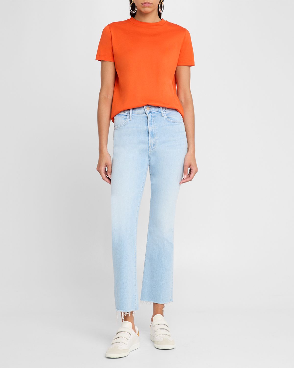 MOTHER The Hustler Ankle Fray Jeans