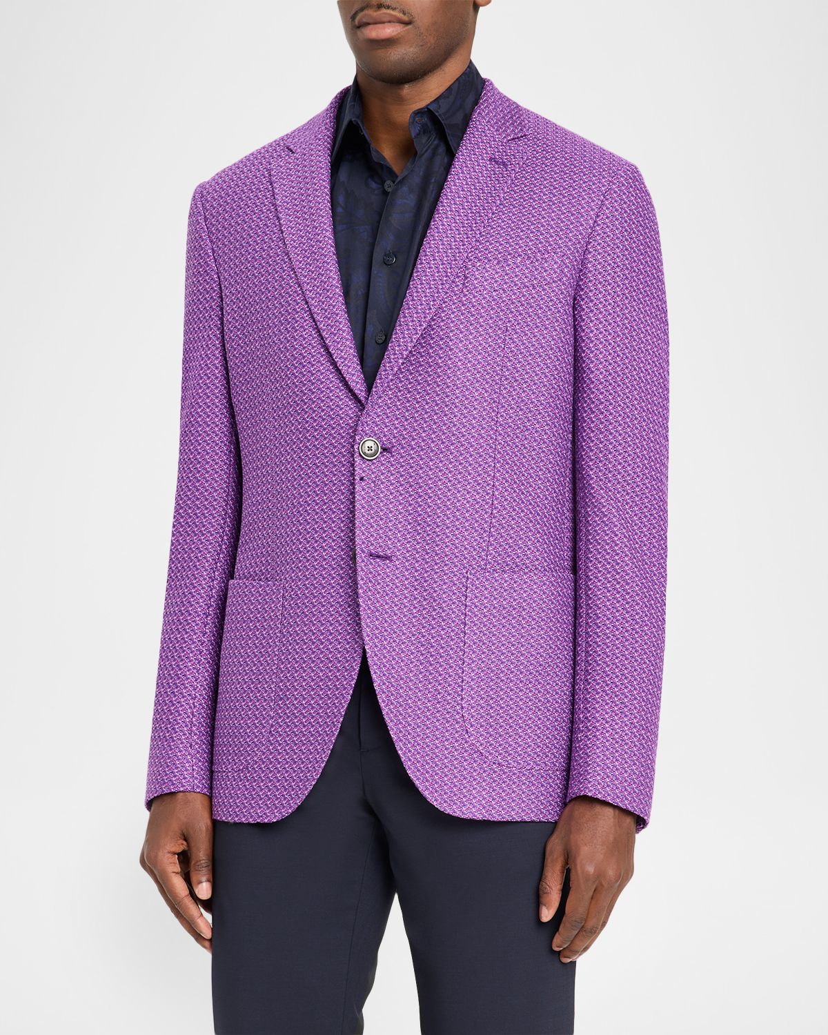 Etro Men 's Camo Knit Jacket | Thumbnail 4 Etro Men 's Camo Knit Jacket | Thumbnail 4