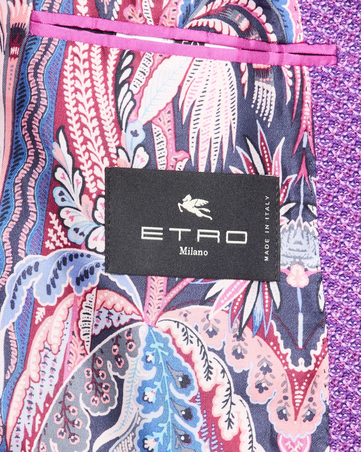 Etro Men 's Camo Knit Jacket | Thumbnail 6 Etro Men 's Camo Knit Jacket | Thumbnail 6
