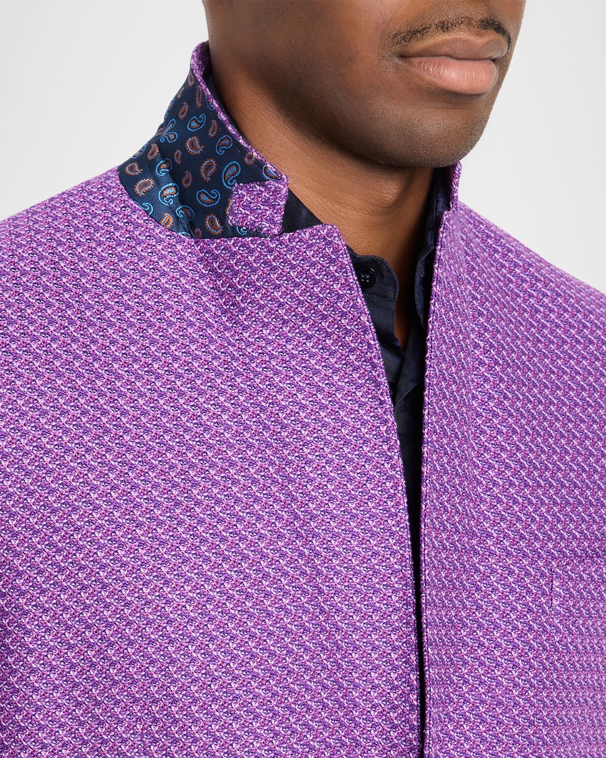 Etro Men 's Camo Knit Jacket | Thumbnail 7 Etro Men 's Camo Knit Jacket | Thumbnail 7