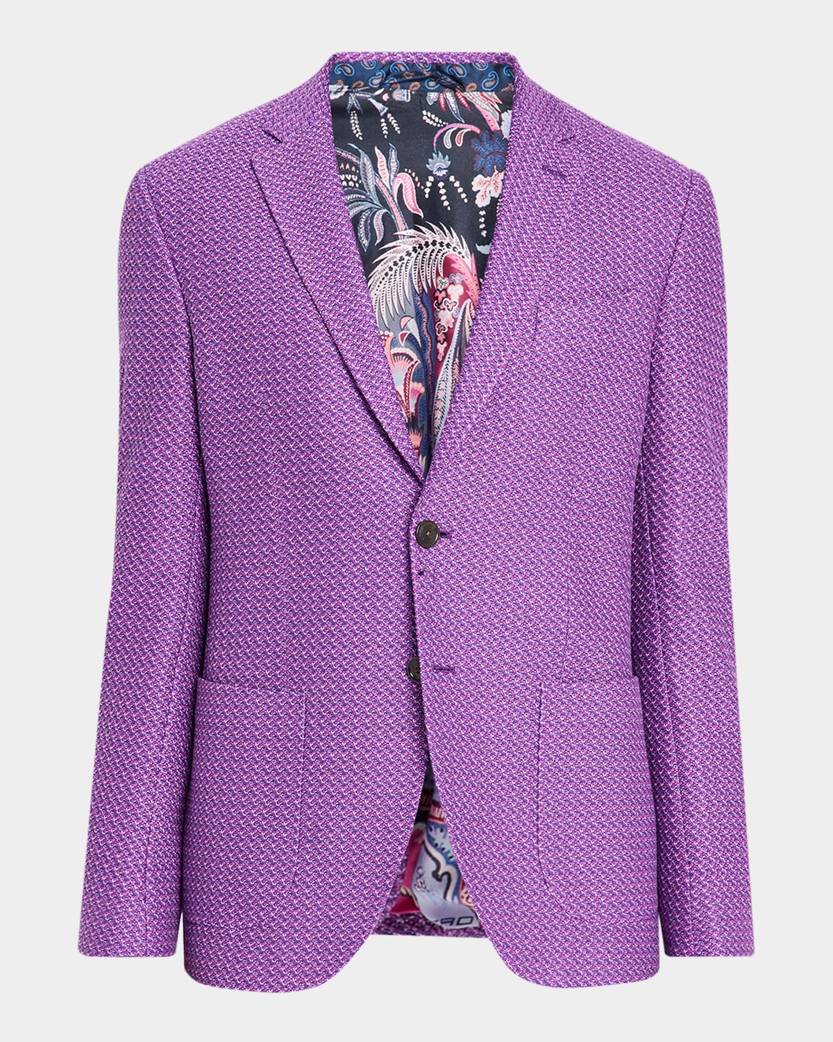 Etro Men 's Camo Knit Jacket