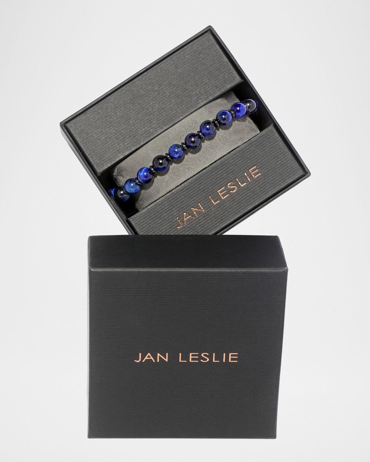 Link Up Men 's Tiger 's Eye Beaded Bracelet