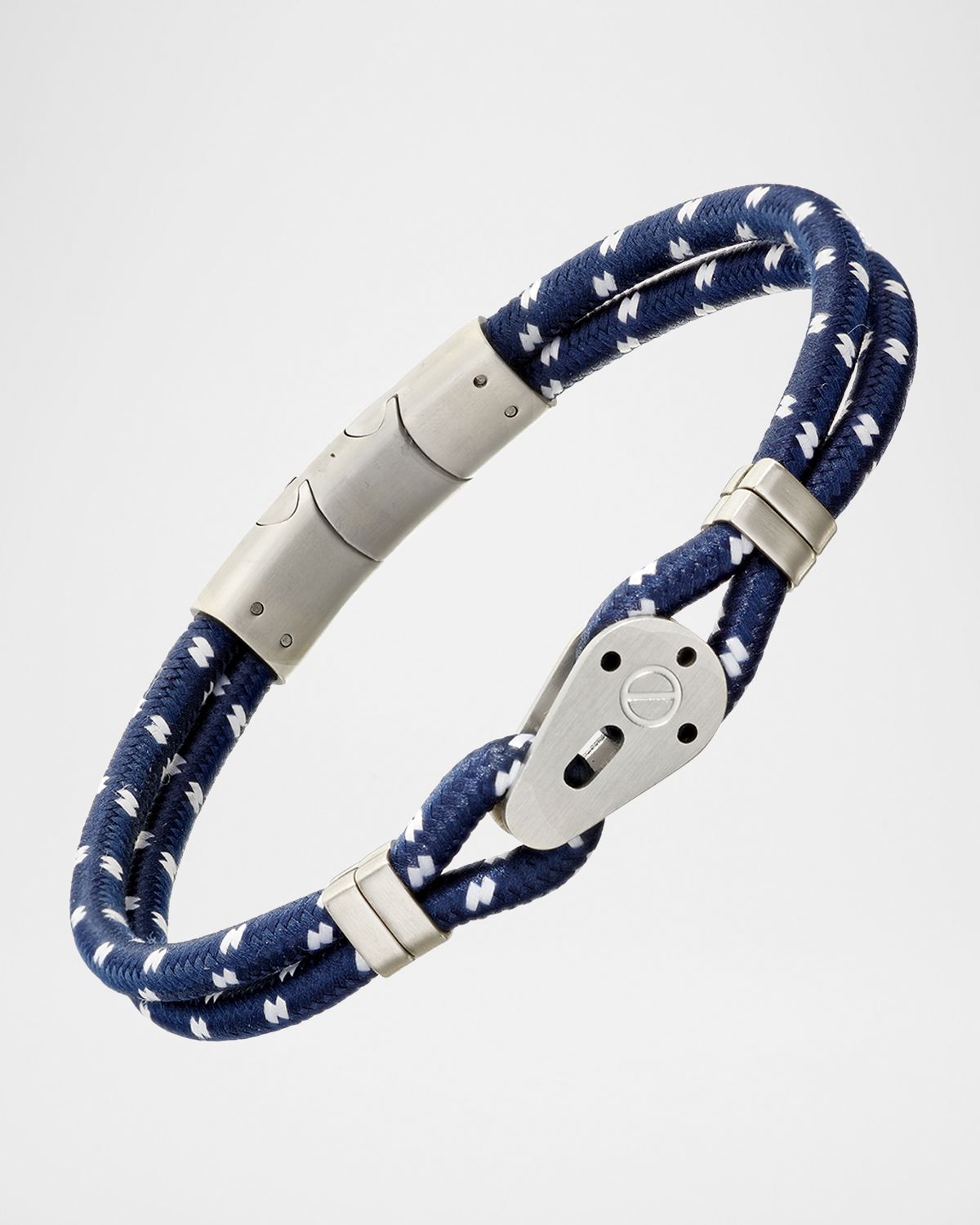 Link Up Men 's Sailing Pulley Nylon Cord Bracelet