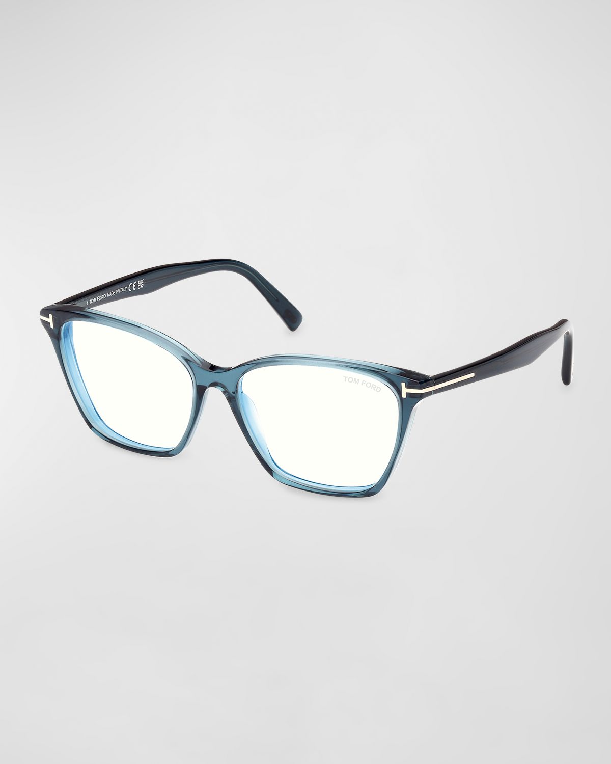 TOM FORD Blue Blocking Acetate Cat-Eye Glasses
