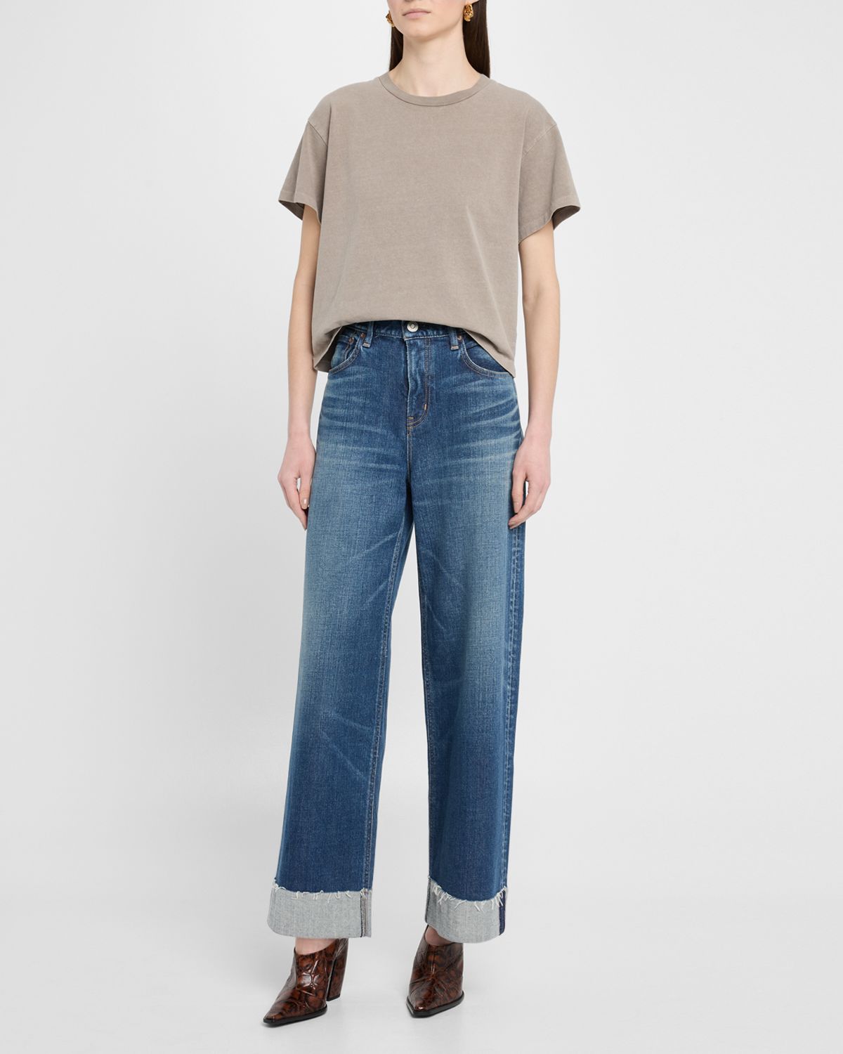 SLVRLAKE Short-Sleeve Boxy Tee