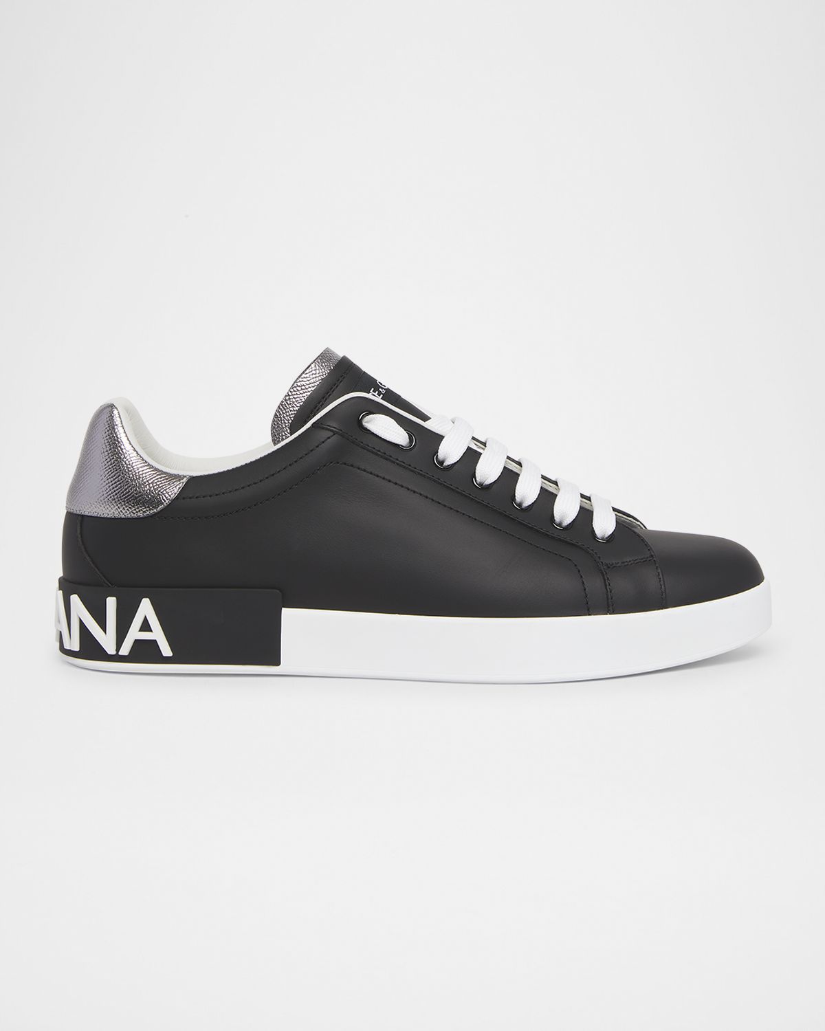 Dolce & Gabbana Men 's Calfskin Portofino Low-Top Sneakers