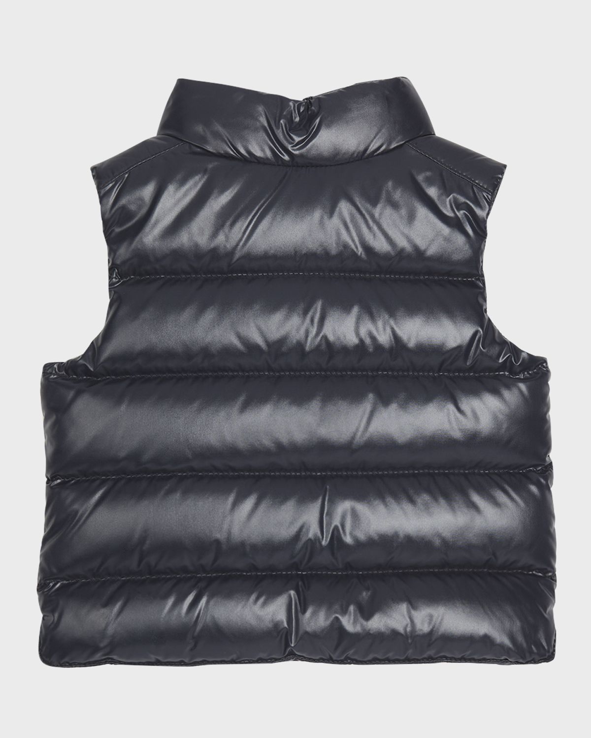 Moncler Boy's Bernard Shiny Vest, Size 6M-3