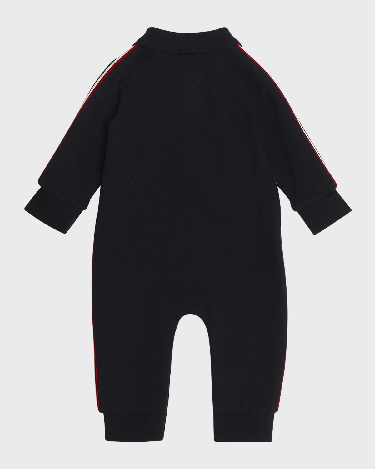 Moncler Boy 's Logo-Print Polo Romper, Size Newborn-24M | Thumbnail 3