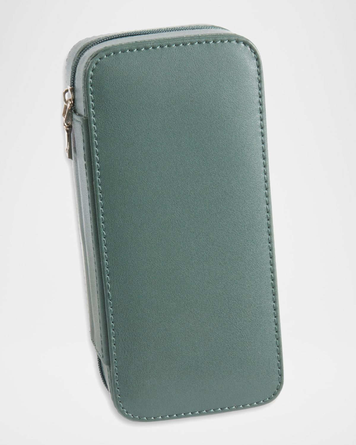 Bey-Berk Leather 2-Watch Travel Case