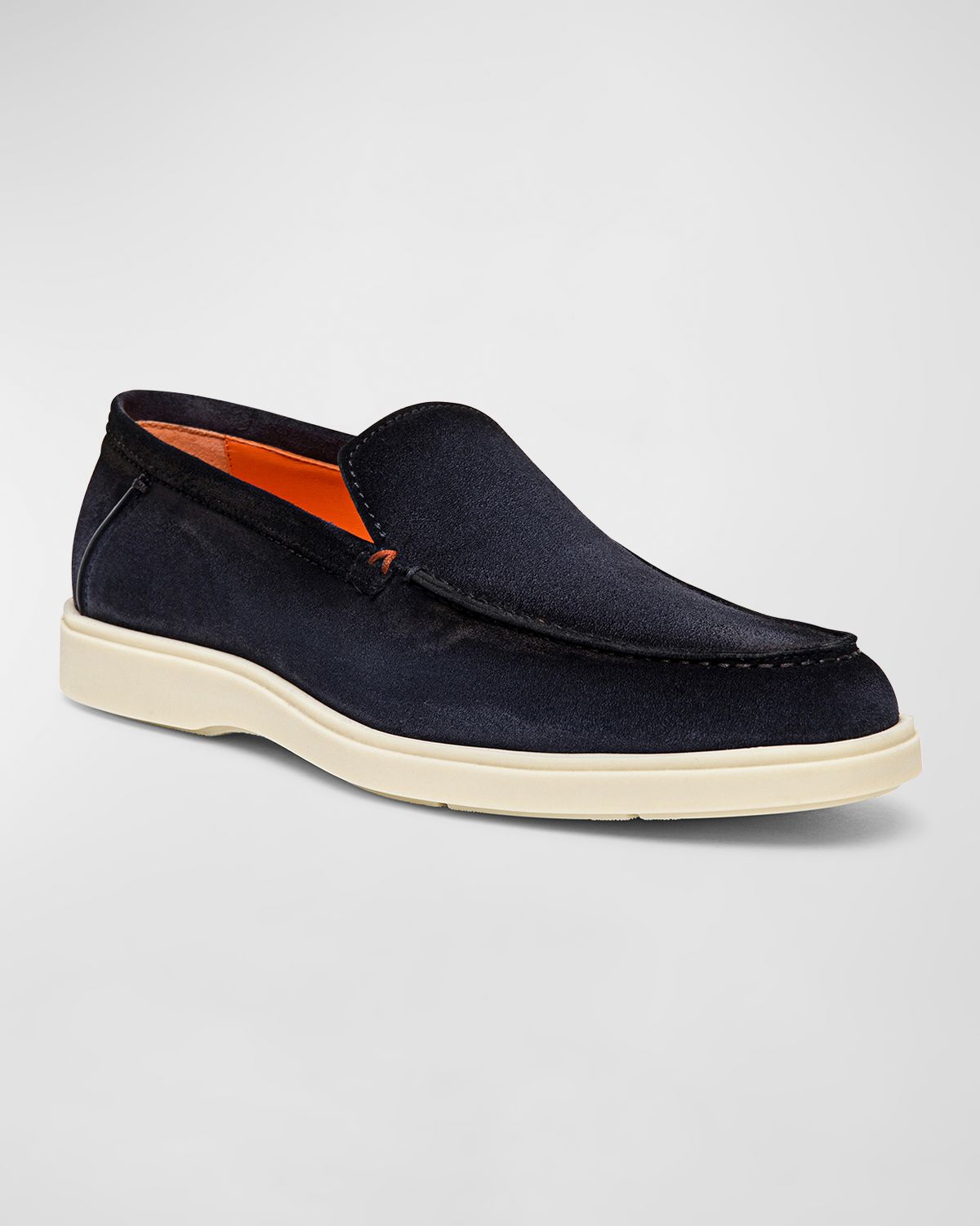 Santoni Men 's Detroit Suede Loafers