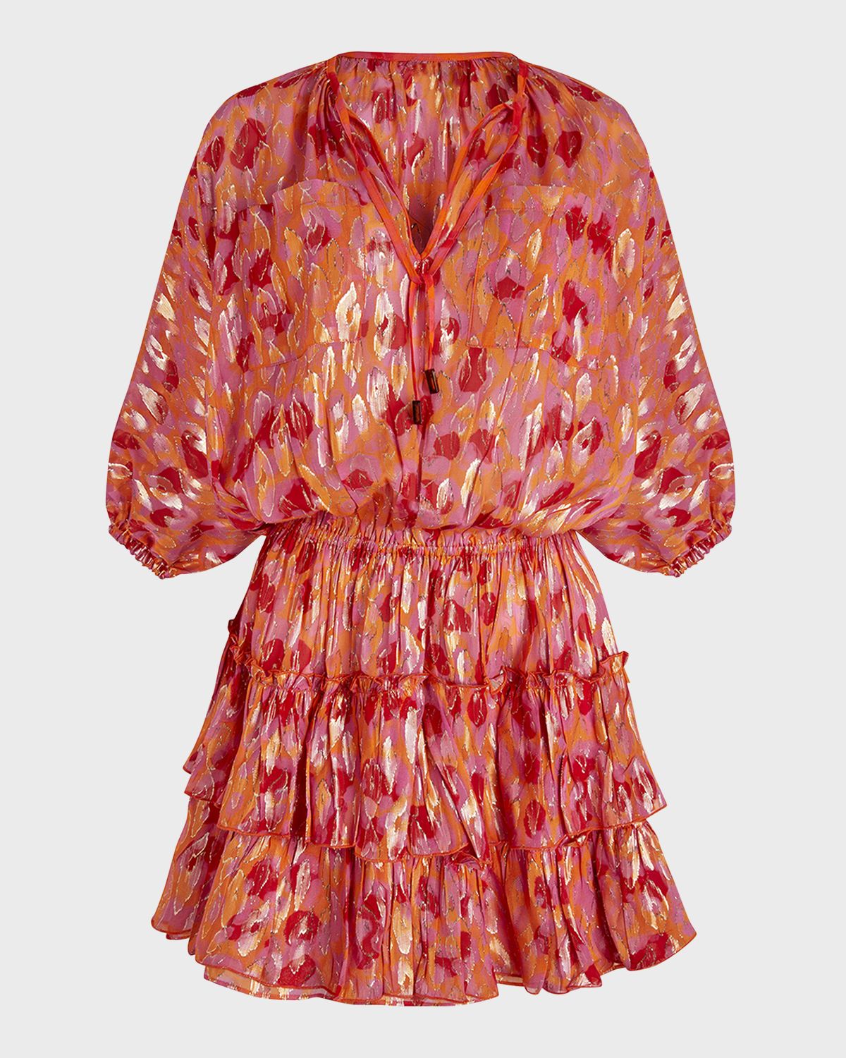 Vilebrequin Abstract Leopard Printed Silk Mini Dress | Thumbnail 5 Vilebrequin Abstract Leopard Printed Silk Mini Dress | Thumbnail 5
