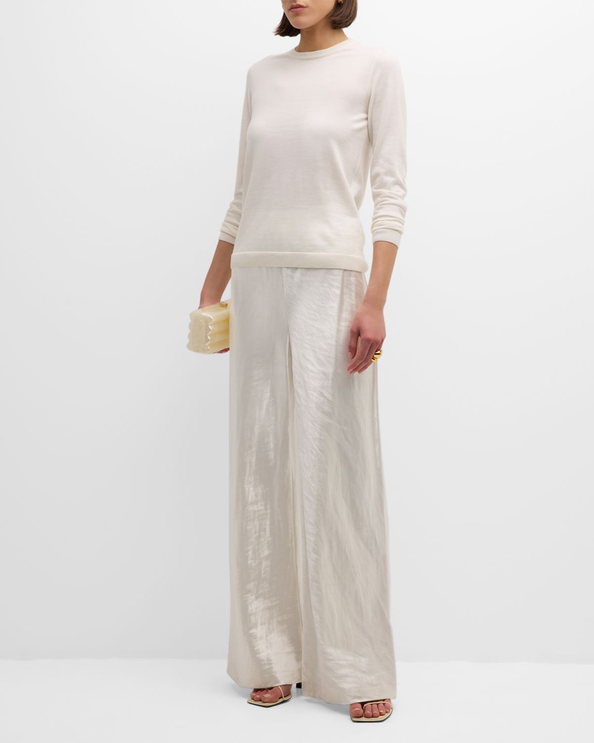 Ralph Lauren Collection Cashmere Jersey Crewneck Sweater