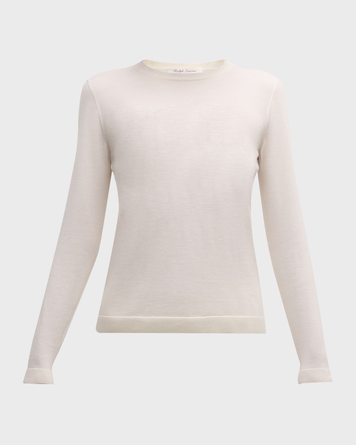 Ralph Lauren Collection Cashmere Jersey Crewneck Sweater