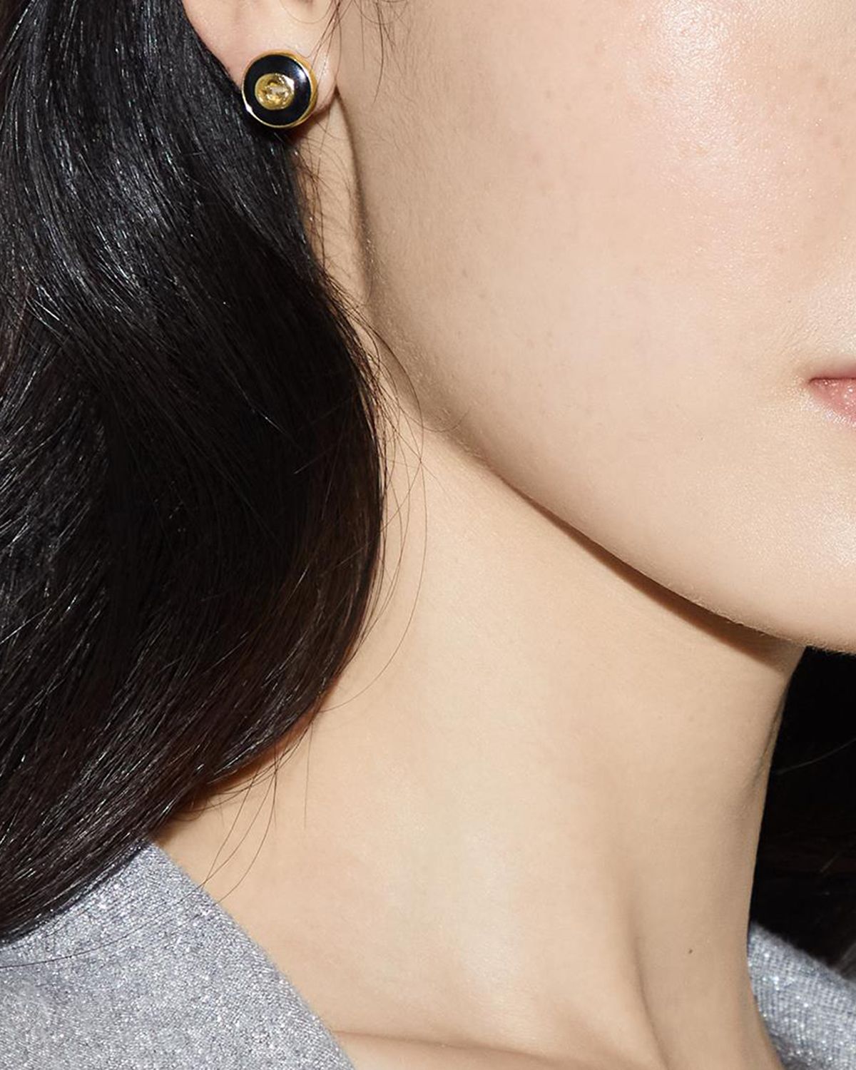 Gucci Interlocking G Stud Earrings, 12mm