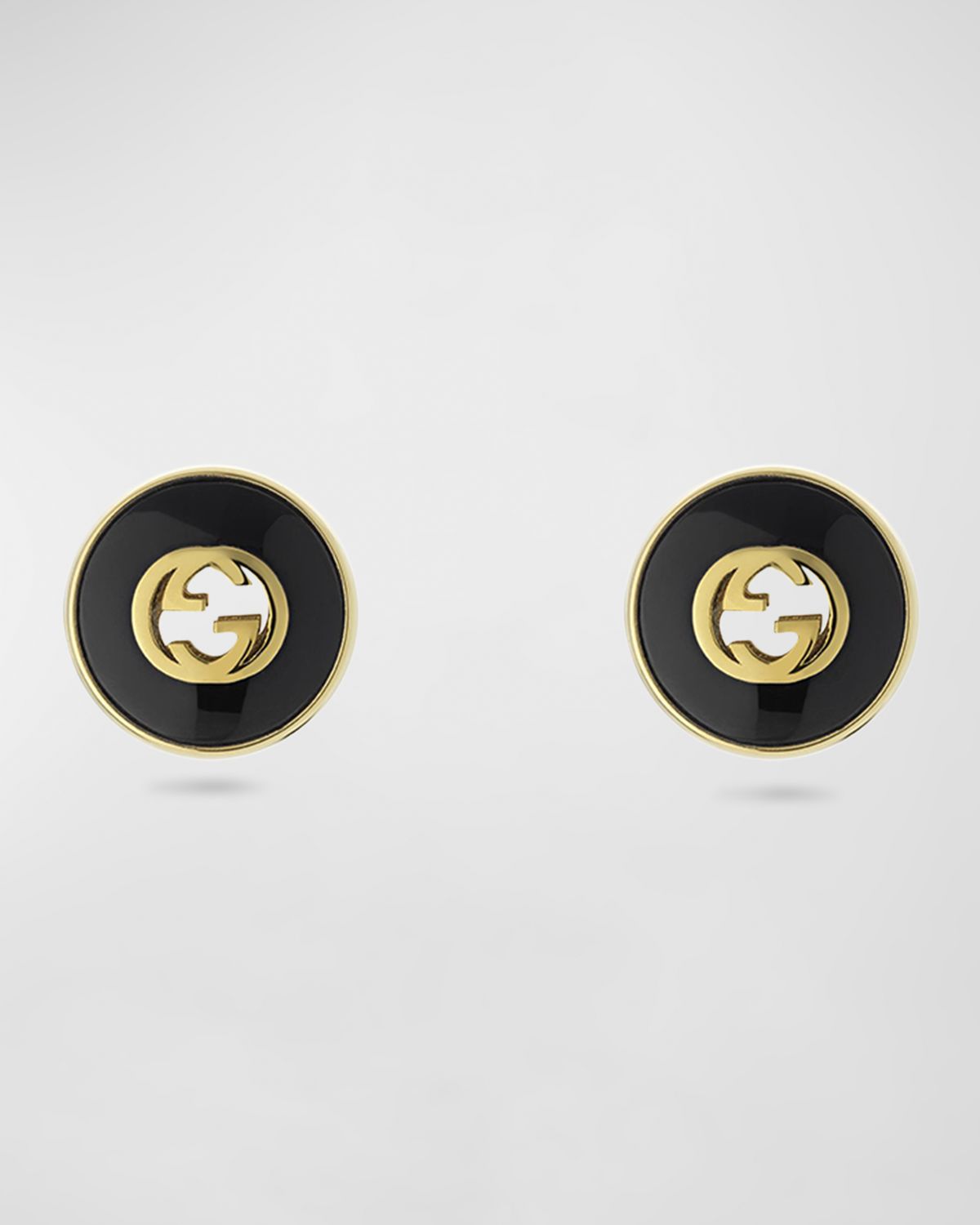 Gucci Interlocking G Stud Earrings, 12mm