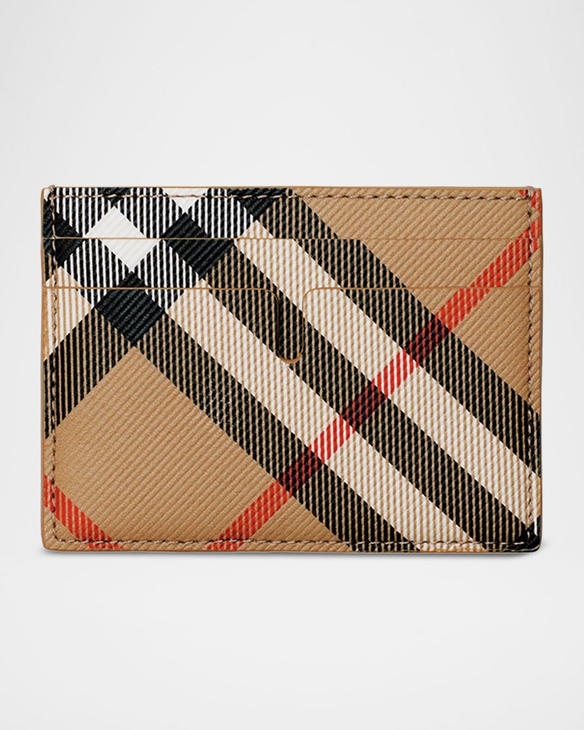Burberry Men 's Sandon Check Card Case