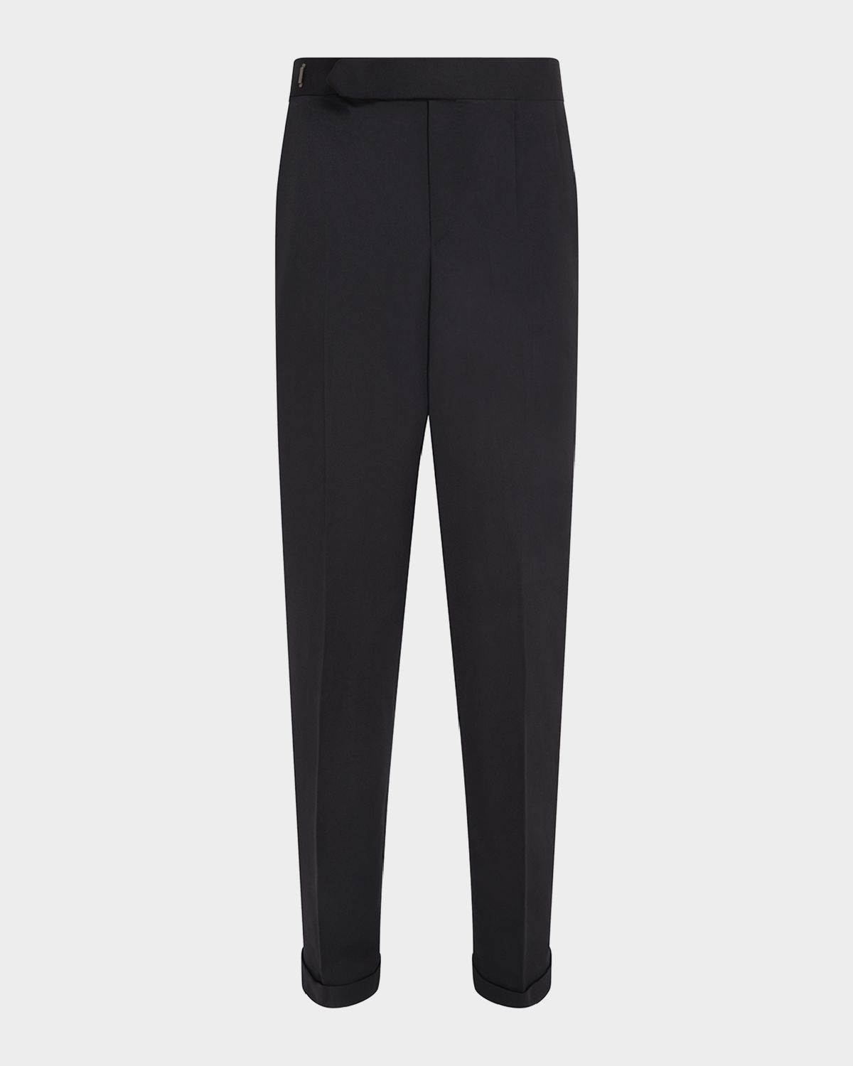 dunhill Men 's Wool and Cashmere Flat Front Trousers
